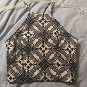 patterned crop top